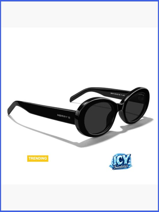 Modern Oval Round Acetate Sunglasses UV400 Polarized for Women main image 4